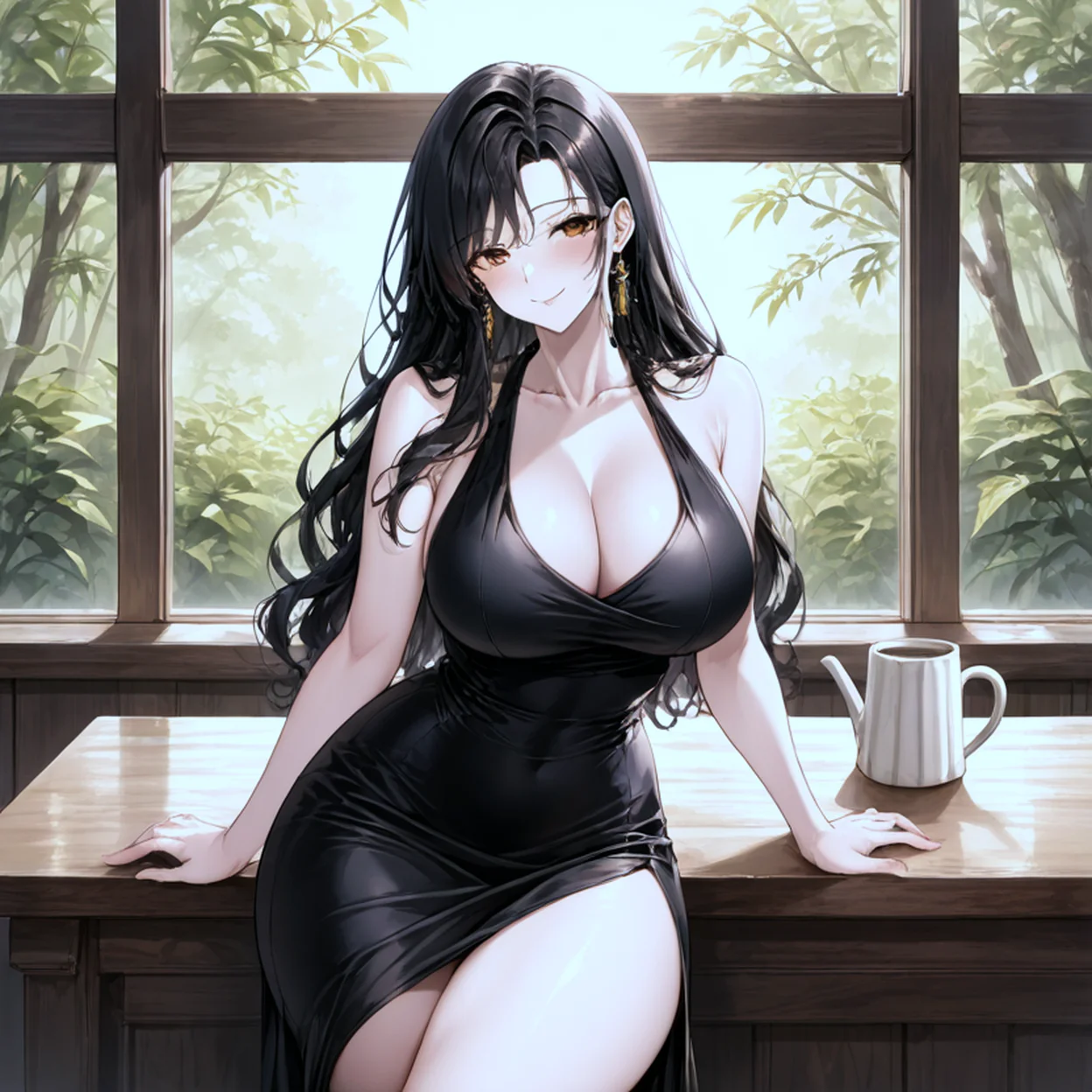 Vivienne Blackwood — image 4/5, Confident AI character on HoneyChat