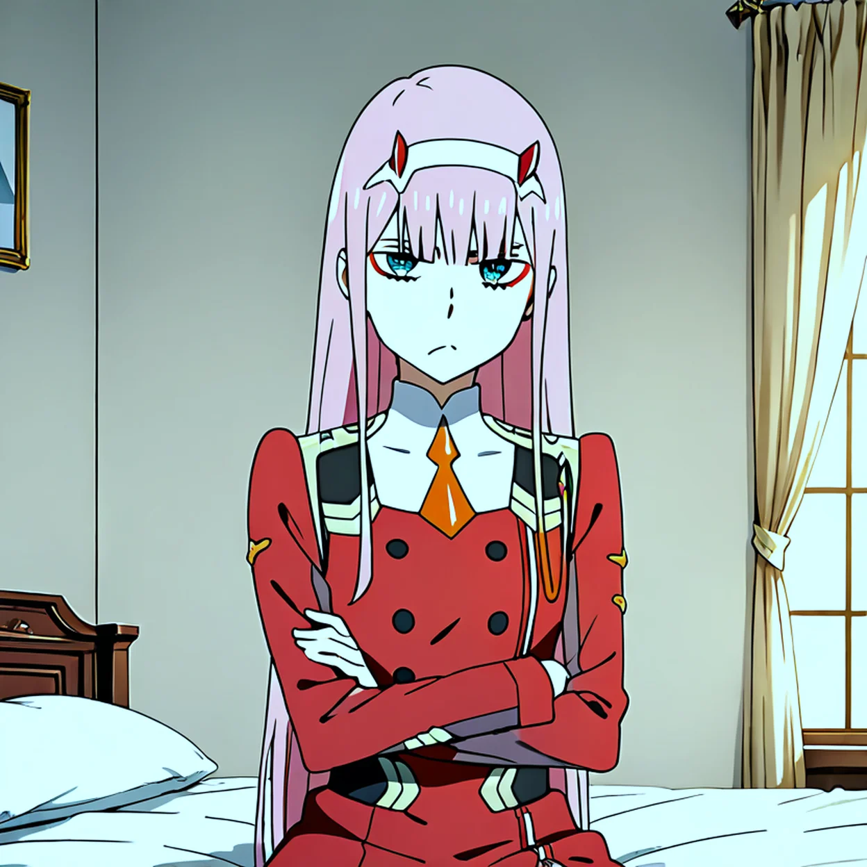 Zero Two — image 2/3, Passionate AI character on HoneyChat