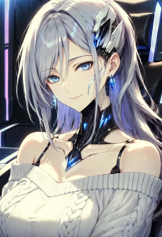 Aurora 7 animated preview — Yandere AI character on HoneyChat