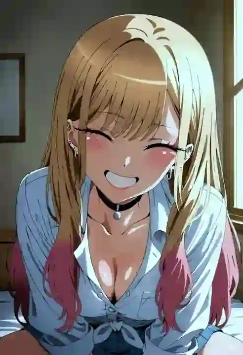 Marin Kitagawa — animierte Vorschau der Anime-KI-Figur im HoneyChat-Feed