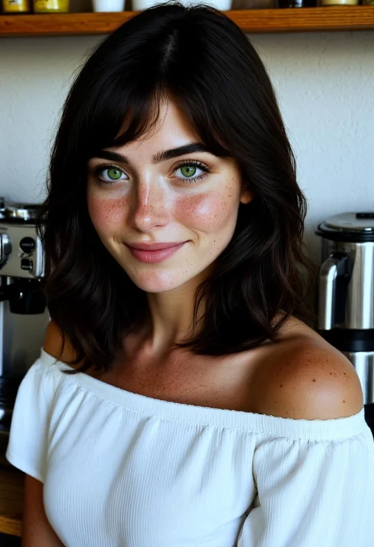 Clara Lima animated preview — Gentle AI character on HoneyChat