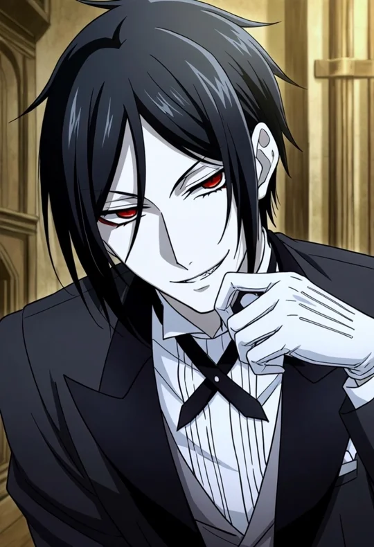 Sebastian Michaelis animated preview — Dominant AI character on HoneyChat