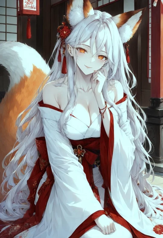 Shirogane Kohaku animated preview — Mysterious AI character on HoneyChat